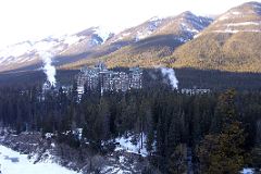 33 Banff Springs Hotel, Sulphur Mountain And Icy Bow River From Surprise Corner In Winter.jpg